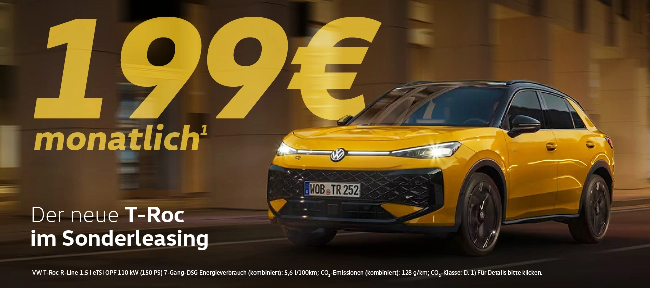 Der neue T-Roc für Privatkunden