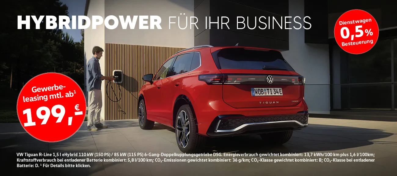Tiguan eHybrid Gewerbeleasing